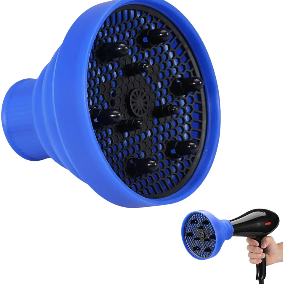 Difusor Plegable De Silicona Para Secador De Cabello 3