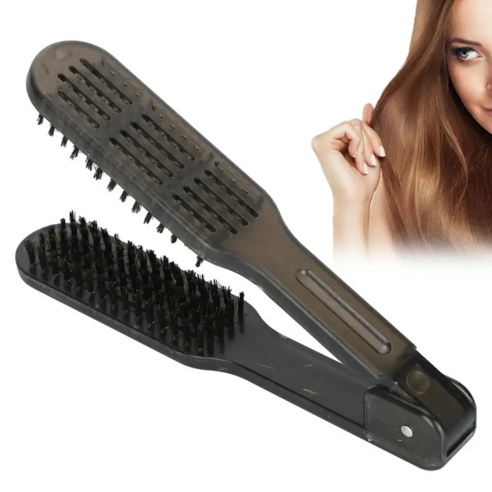 Cepillo con Cerda para alisar con plancha o secador 4
