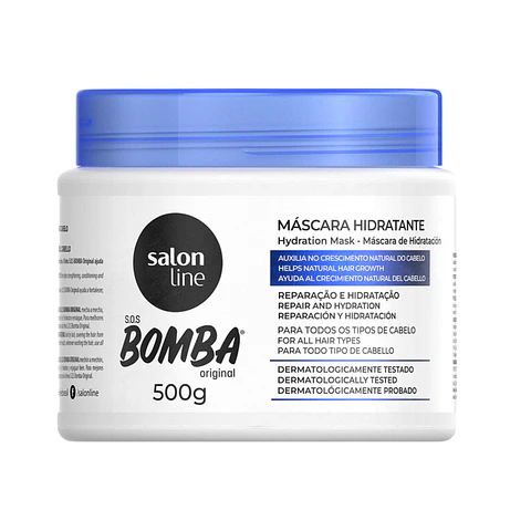 Mascara hidratante para el crecimiento S.o.s bomba Original 500g