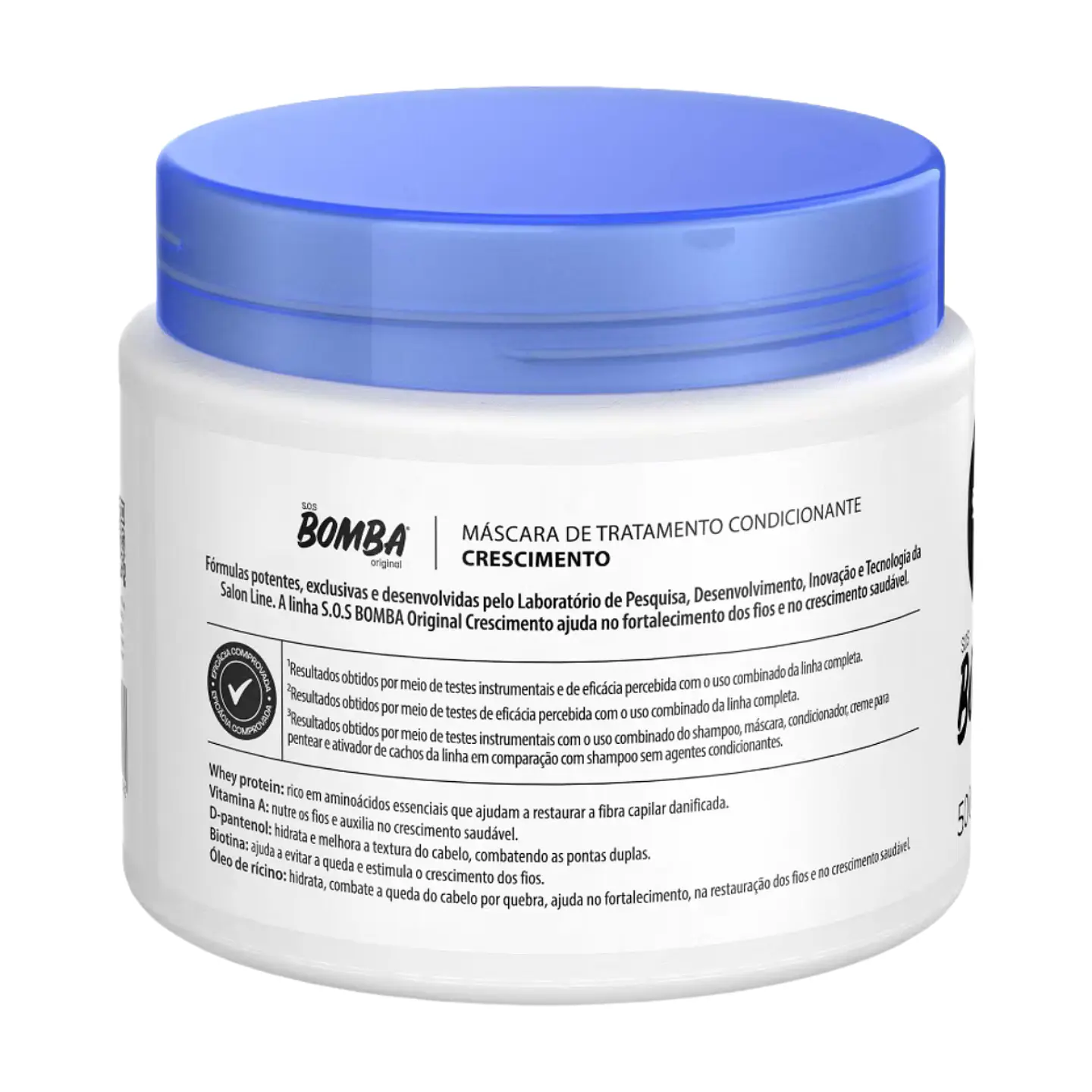 Máscara hidratante para el crecimiento S.o.s bomba Original 500g 3