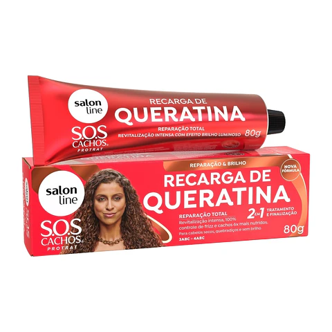 Recarga de Queratina Rizos Reparacion Total S.O.S Cachos