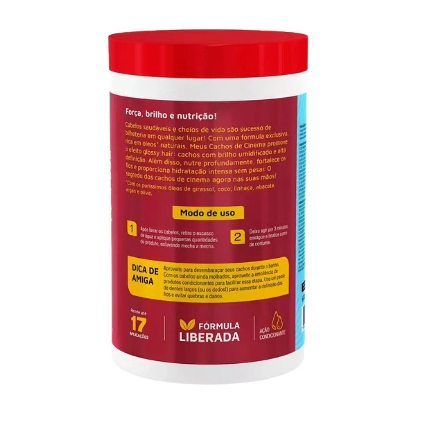 Crema de Tratamiento Meus Cachos Cinema 400g 2