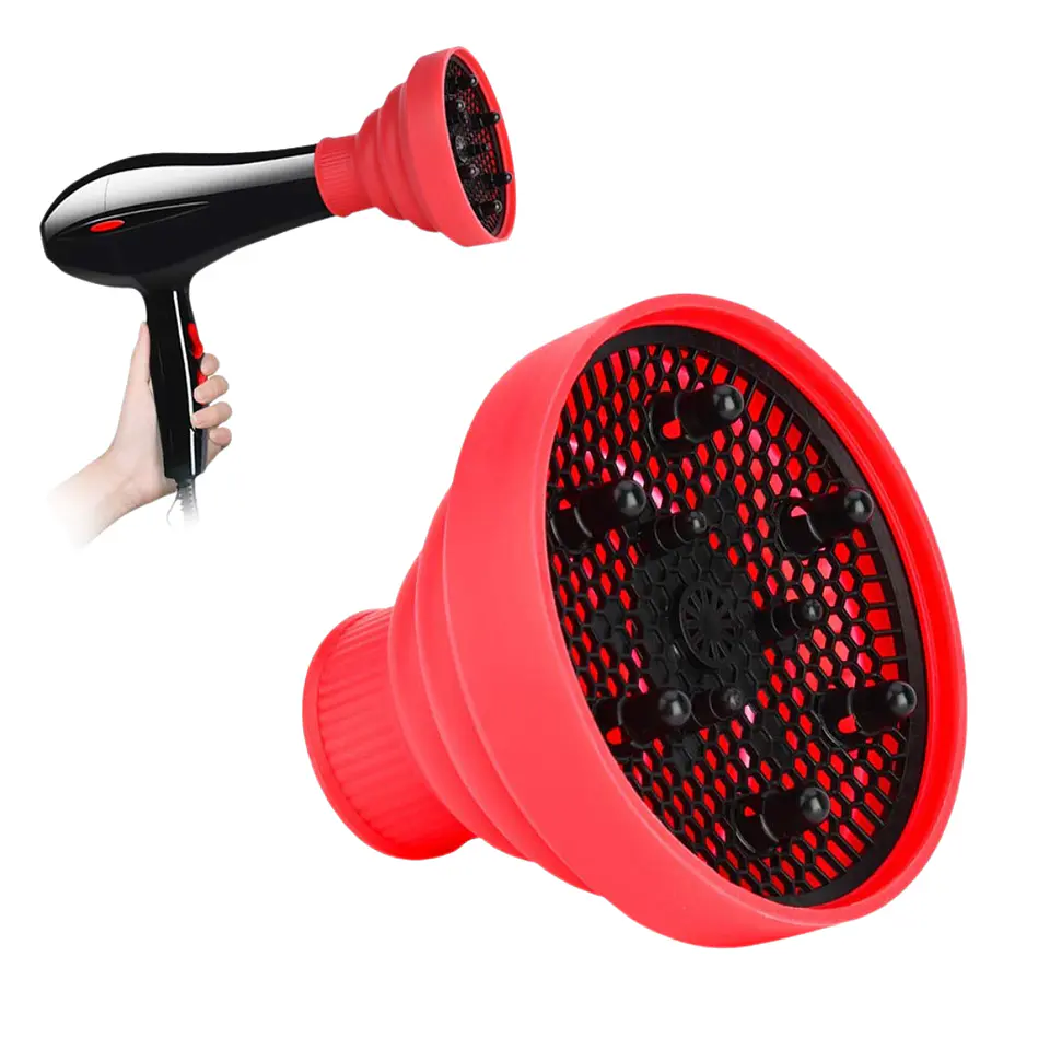 Difusor Plegable De Silicona Para Secador De Cabello 4