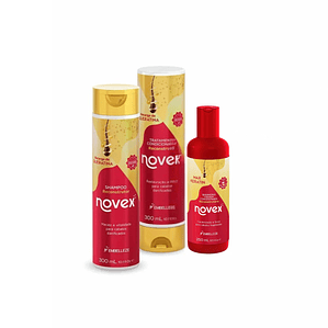 Pack Shampo + Acondicionador + Max Kerantin Recarga de Queratina Brasileira 