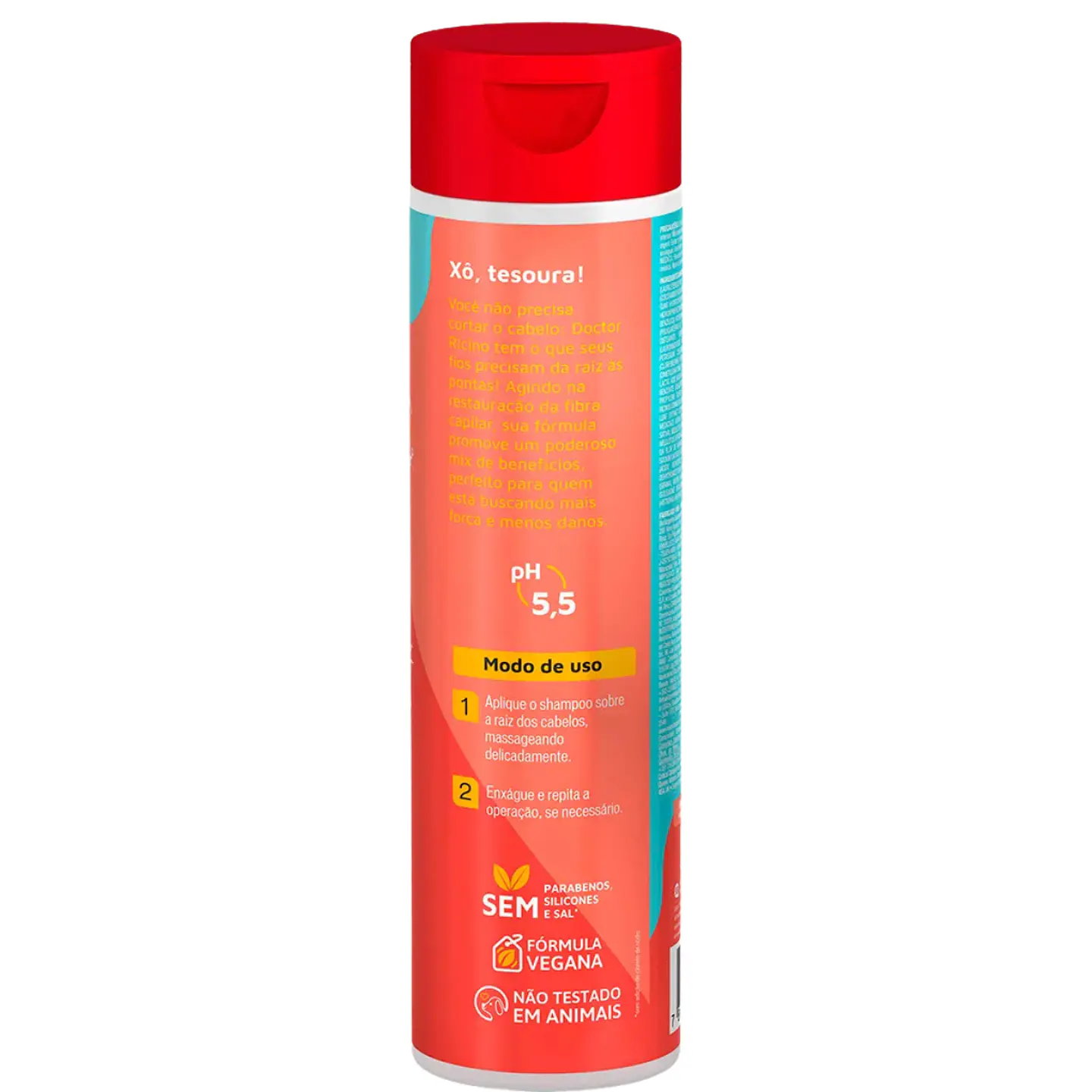 Shampoo fortificante Doctor Ricino 300ml 2
