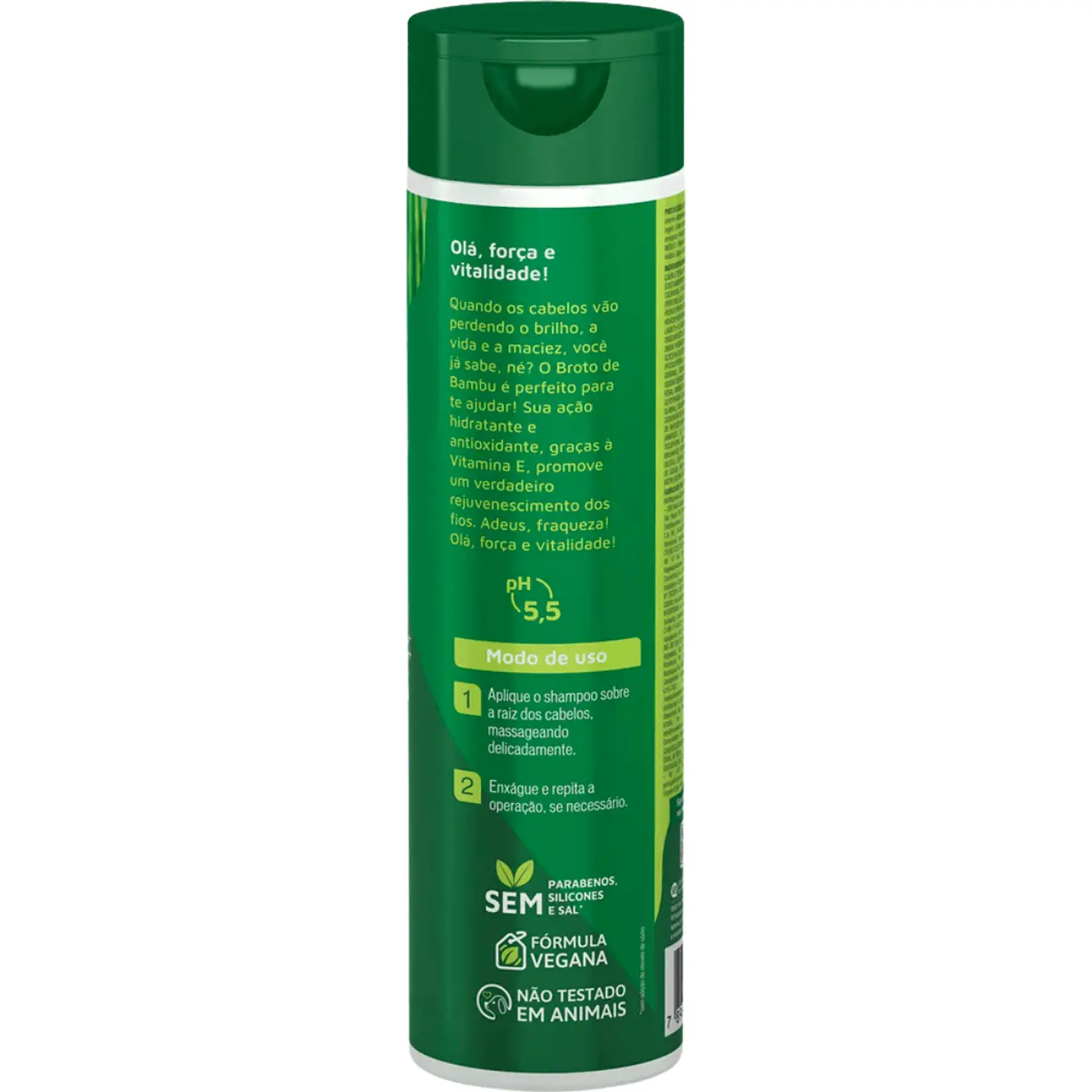 Shampoo Fortalecedor Broto de Bambu 300ml 2