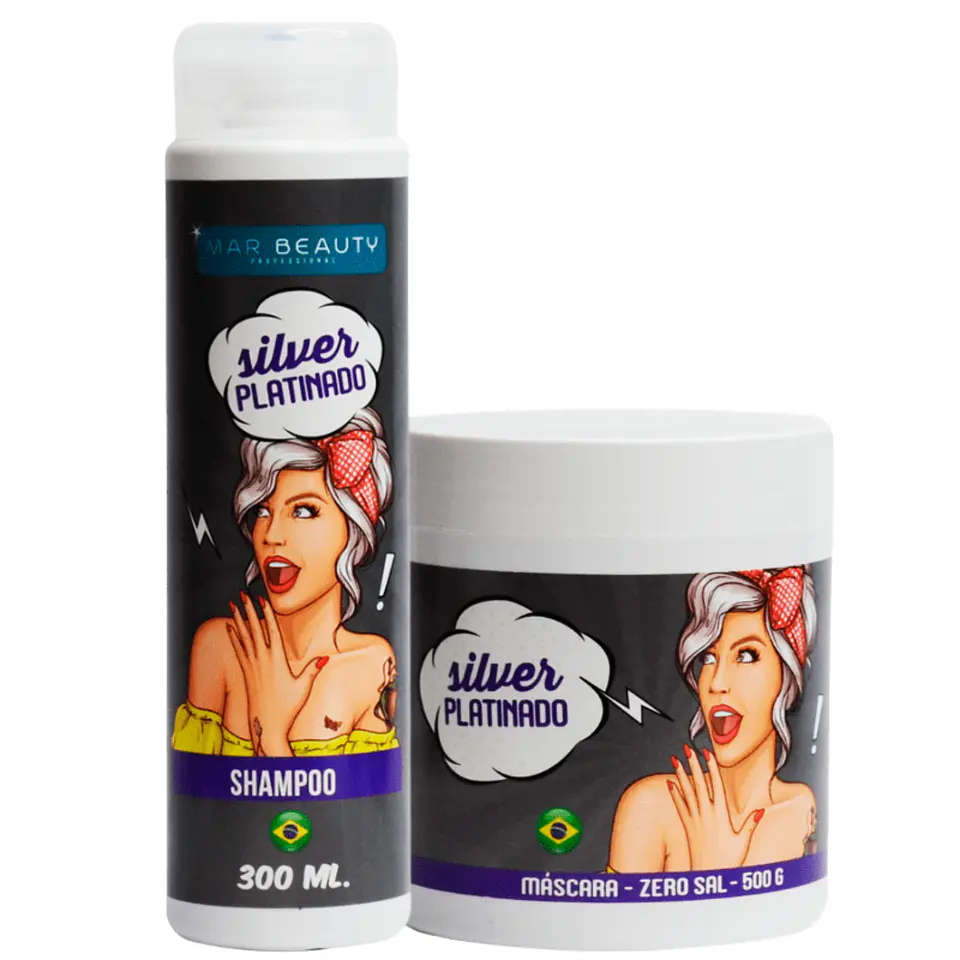 Pack Shampoo + Mascara Silver Platinado 1