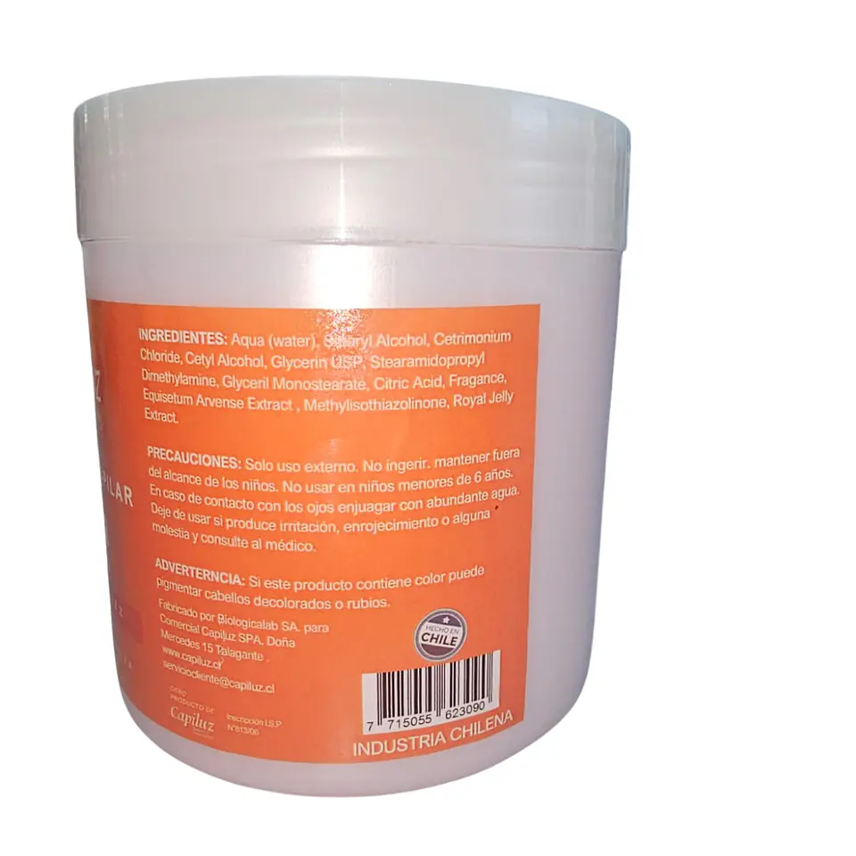 Mascarilla Capilar con Keratina y Silicona 1k 2