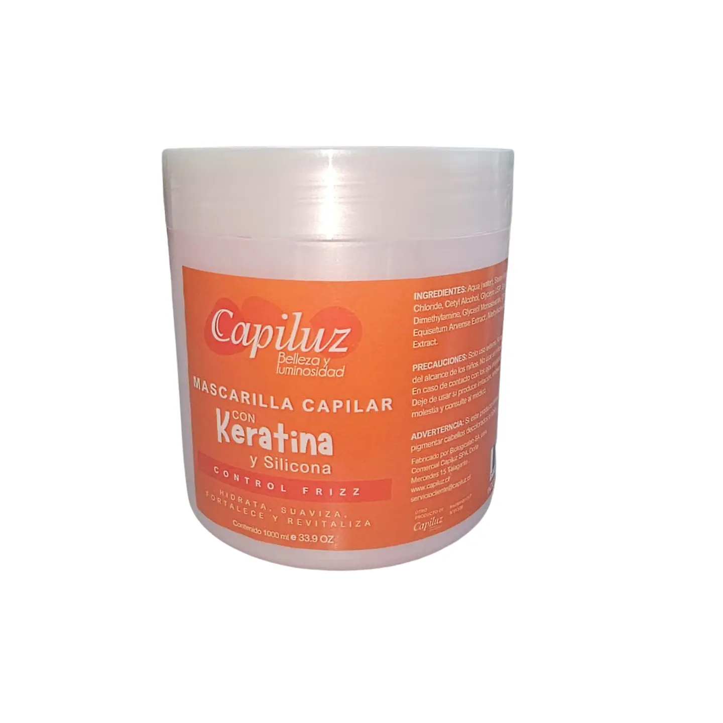 Mascarilla Capilar con Keratina y Silicona 1k 1