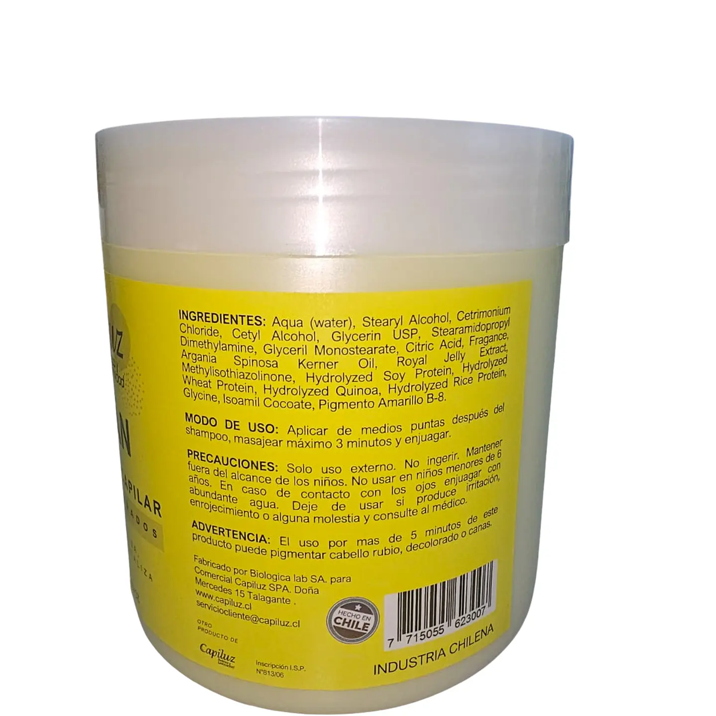 Mascarilla Capilar para Cabello Dañado de Argan 1k 3
