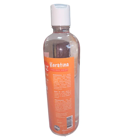 Shampoo Para Control de Frizz Keratina y Silicona 500ml