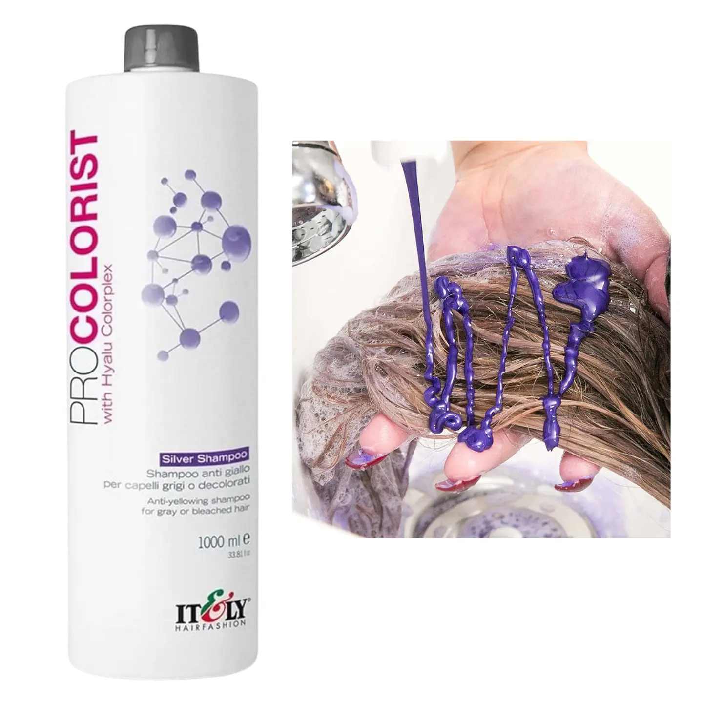 Shampoo Profecional Procolorist Silver 1000ml 3
