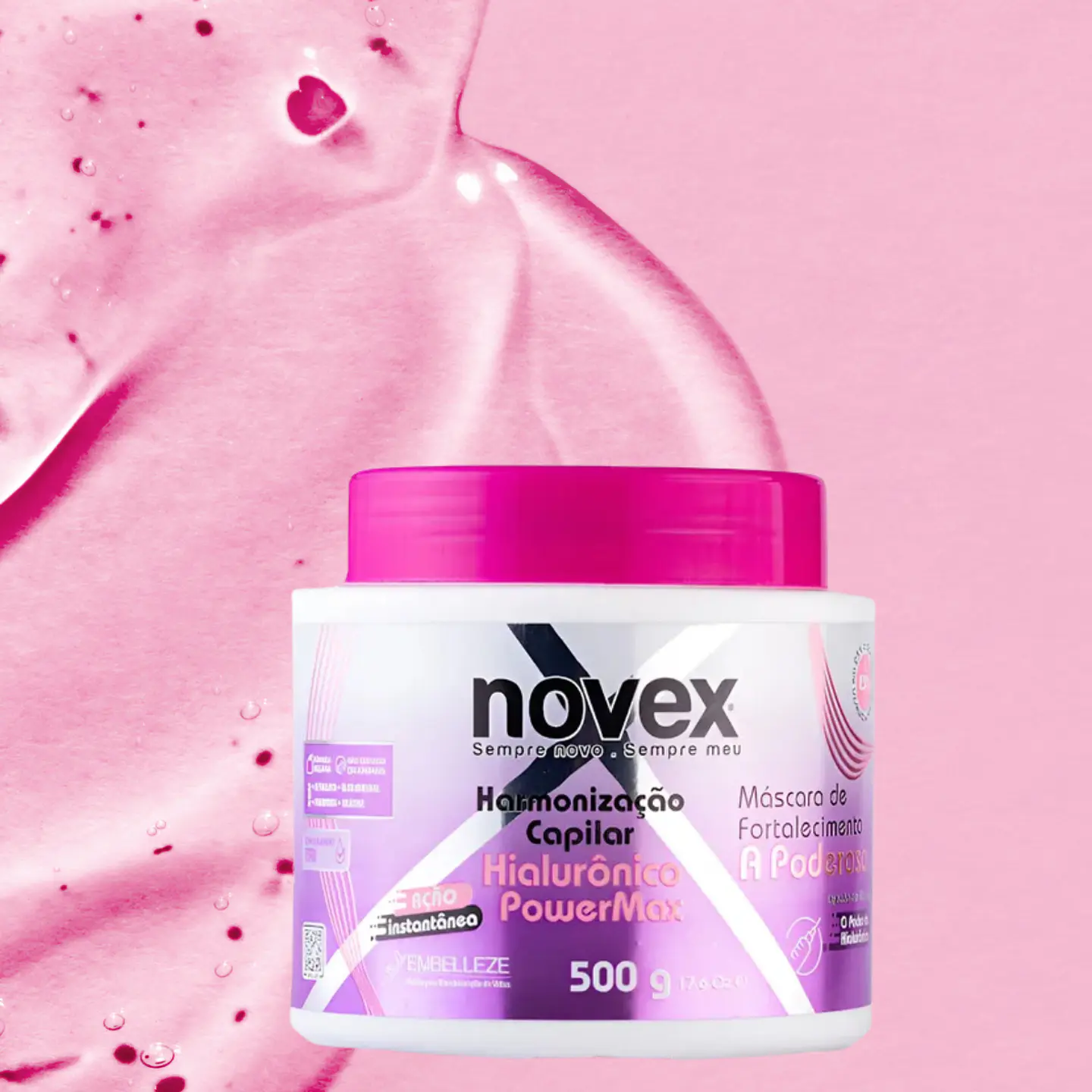 Máscara fortalecedora Hyaluronic PowerMax 500g 3