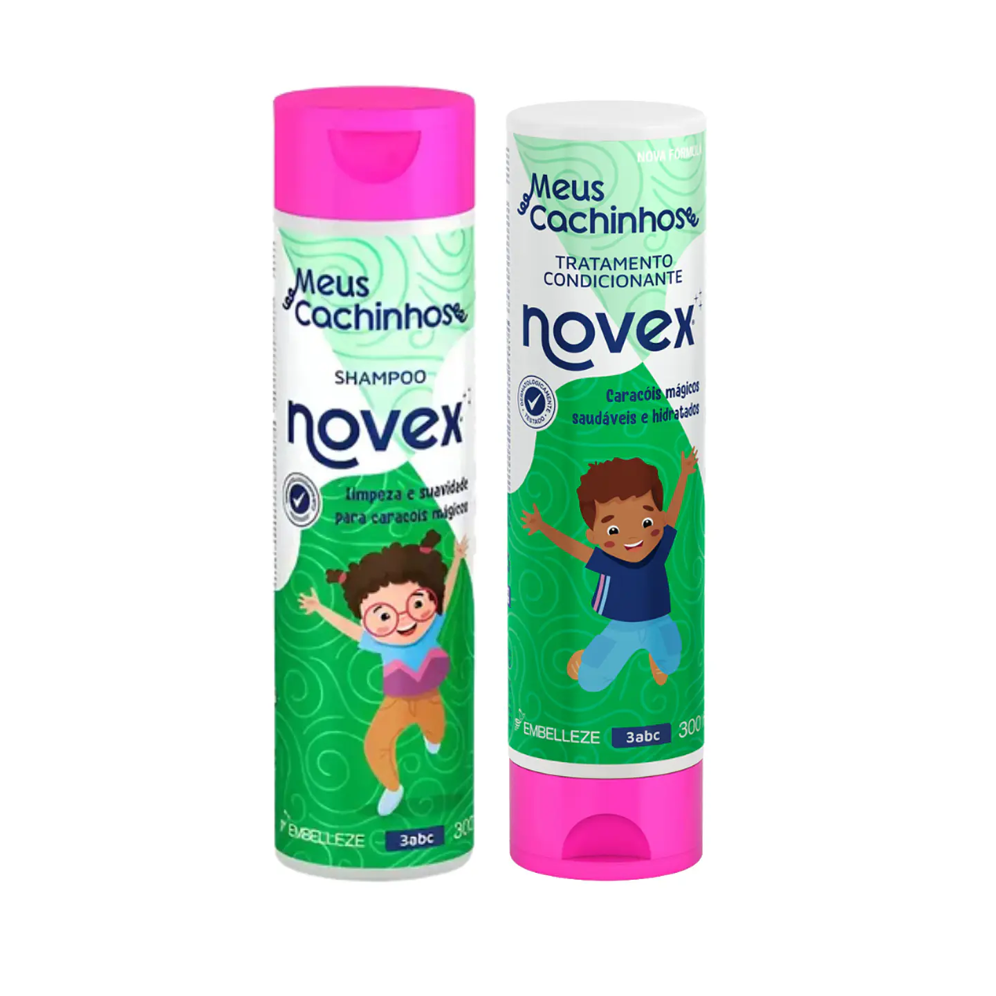 Kit Shampoo y Acondicionador Meus Cachinhos Niños 300ml 2