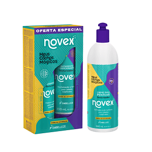 Pack Shampoo + Acondicionador + Crema de Peinar Meus Cachos Magicos