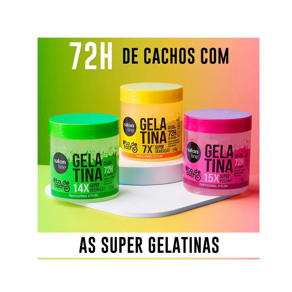 Gelatina Super Volumen Todecacho 550gr 3
