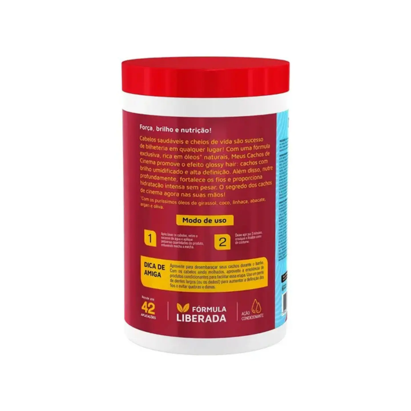 Crema De Tratamiento Meus Cachos De Cinema 1kg 2