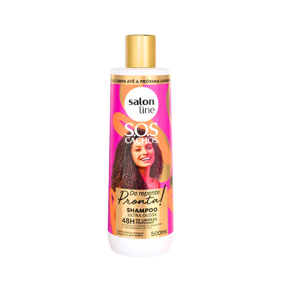 Kit SOS Cachos Ultra Gloss De Repente Pronta 3