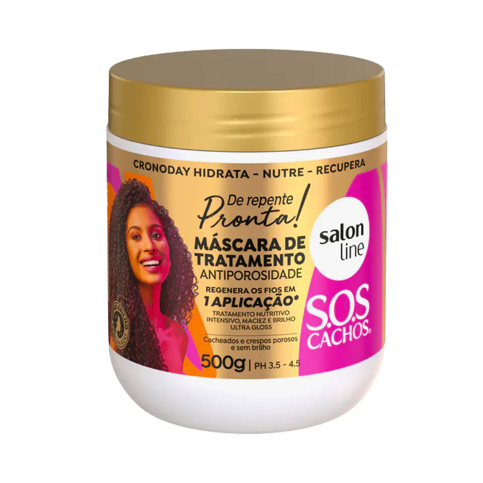 Kit SOS Cachos Ultra Gloss De Repente Pronta 4