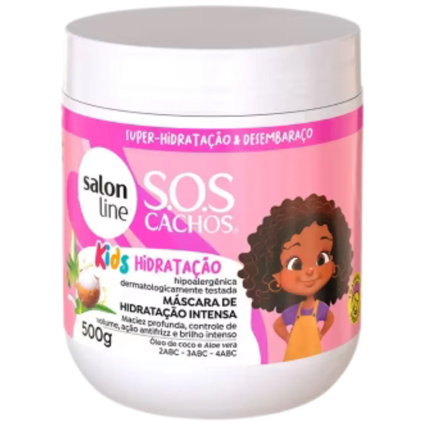 Shampoo + Acondicionador + Mascarilla + Crema de Peinar + Gelatin a SOS Cachos Kids 3