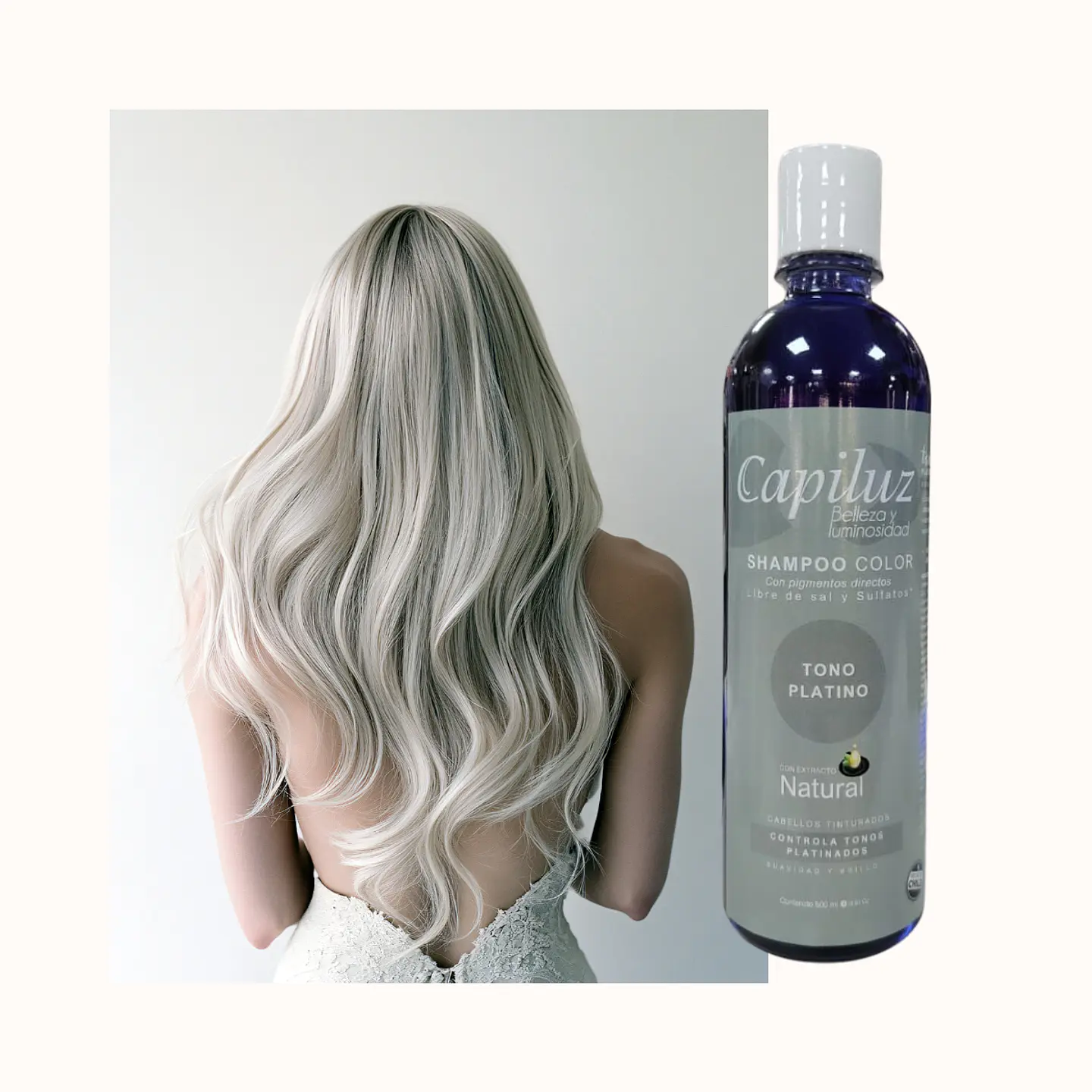 Shampoo Matizador Platino 500ml 3
