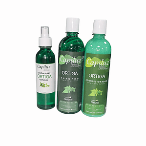 Tripack Anticaída Ortiga Shampoo Acondicionador y Tónico Fortalecedor