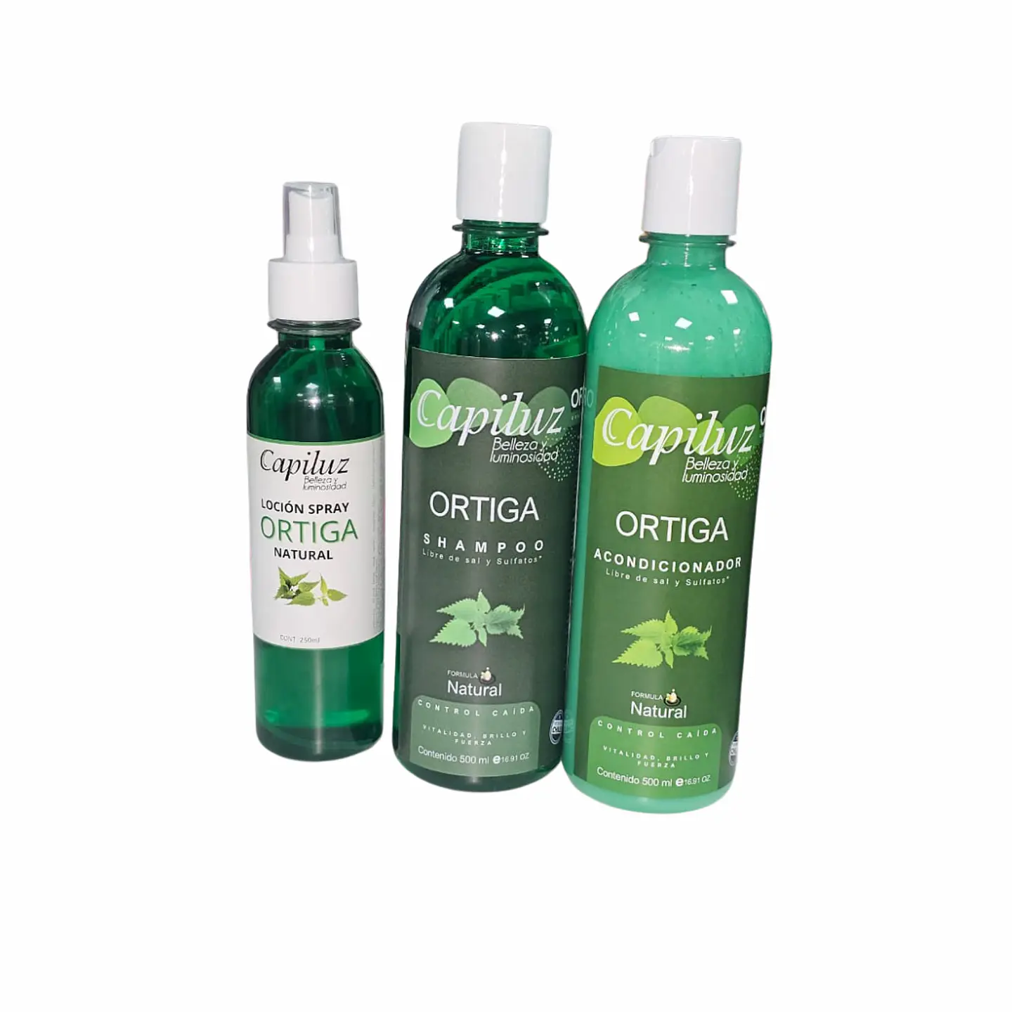 Tripack Anticaída Ortiga Shampoo Acondicionador y Tónico Fortalecedor 1