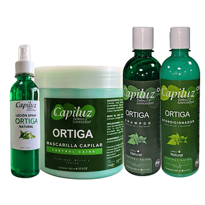 Rutina Capilar Anticaída de Ortiga Detiene la Caída y Estimula el Crecimiento
