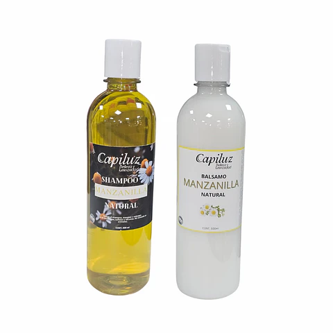 Pack Shampoo y Acondicionador Manzanilla Realza el Brillo y los Reflejos