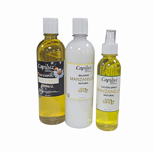 Tripack Shampoo + Acondicionador+ Tonico de Manzanilla.
