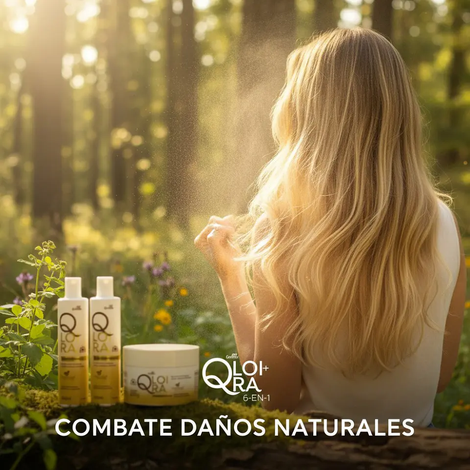 Kit Restauración QLoira Shampoo + Acondicionador + Máscara 3