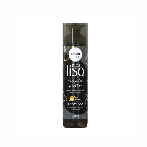 Pack shampoo Acondicionador y Mascara Matizadora Negro Salon Line