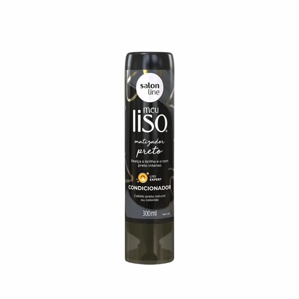 Pack Shampoo y Acondicionador Matizador Preto Meu Liso 2