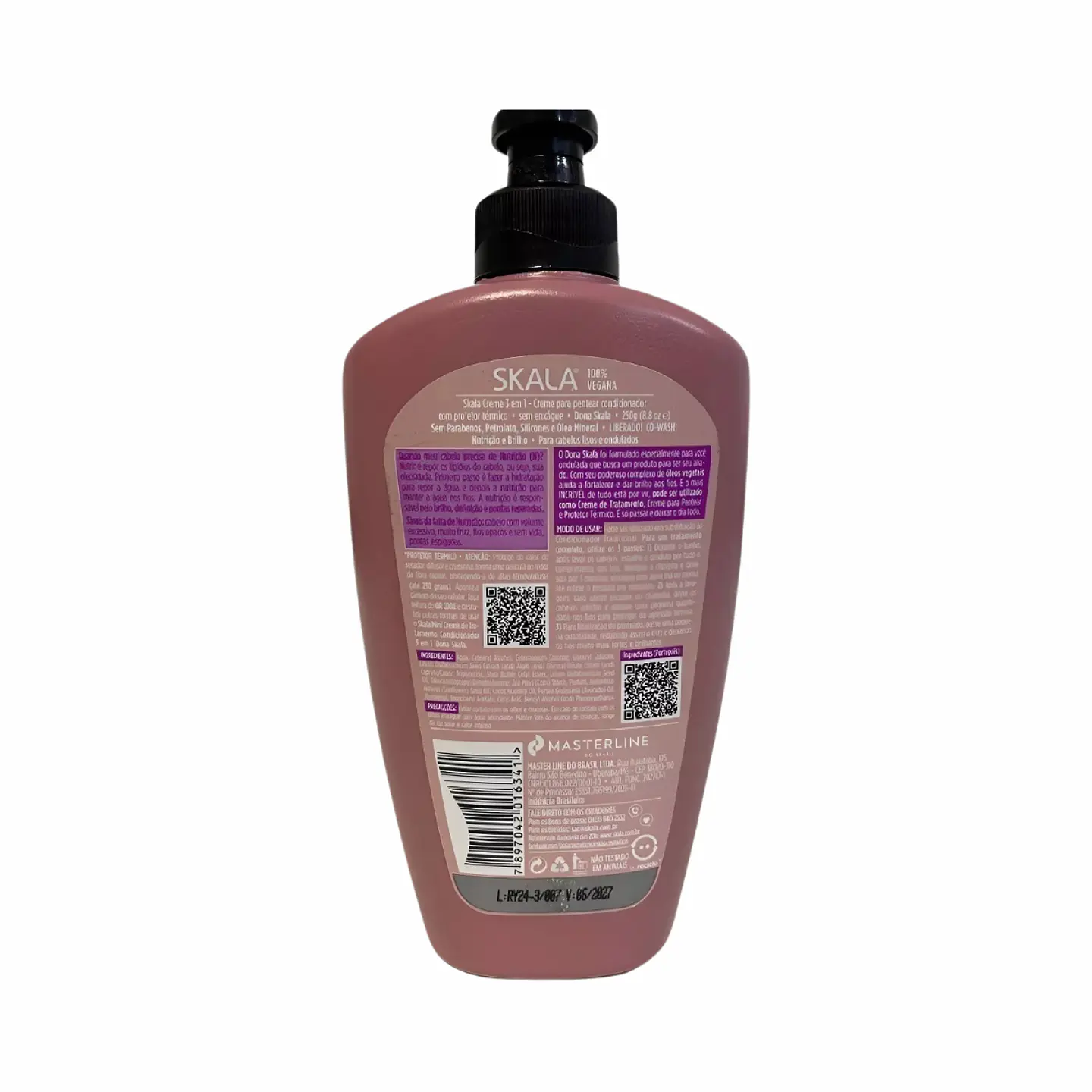 Crema de Peinar 3 en 1 Dona Con protector Termico 250g 3