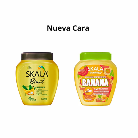 Mascara Banana Y Bacuri 2 en 1 - 1kg