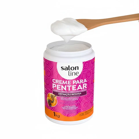 Crema para Peinar Salon Line Definición Intensa 1kg Rizos sin Frizz y con Brillo