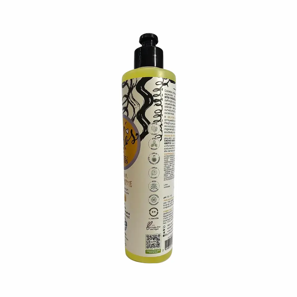 Gelatina Para Rizos Acidificante Amo Cachos 420ml 4