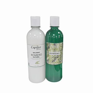 Pack Shampoo Y Acondicionador Romero Anticaída Crecimiento Cabello Fuerte y Abundante