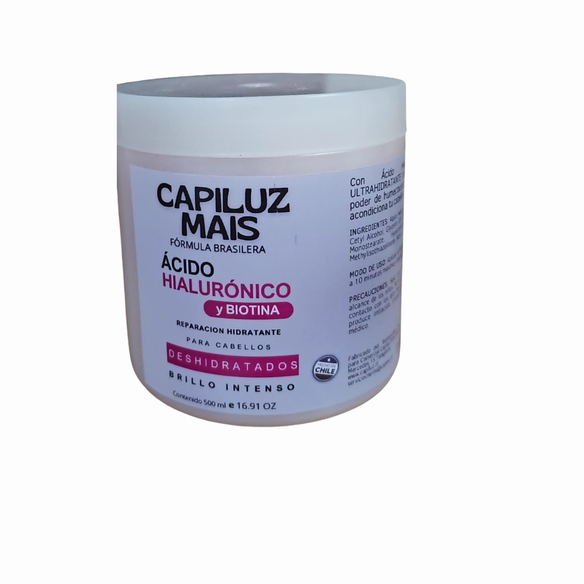 Tratamiento Capilar Acido Hialuronico y Biotina  Brillo Intenso 2