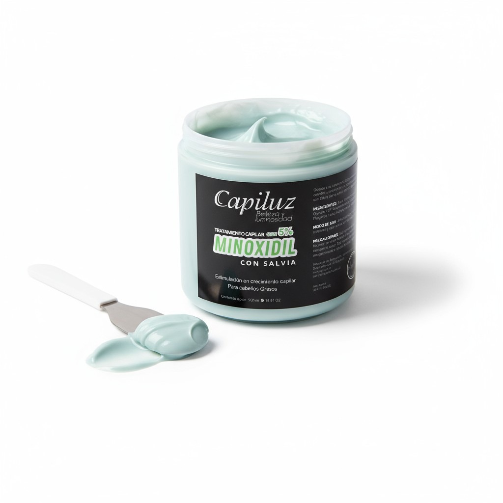 Tratamiento Capilar Con 5 % Minoxidil  y Salvia Estimula el Crecimiento Capilar 2