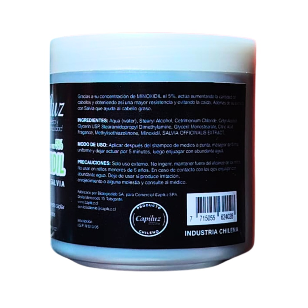 Tratamiento Capilar Con 5 % Minoxidil  y Salvia Estimula el Crecimiento Capilar 4