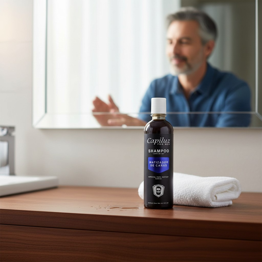 Shampoo Matizador de Canas Men 4