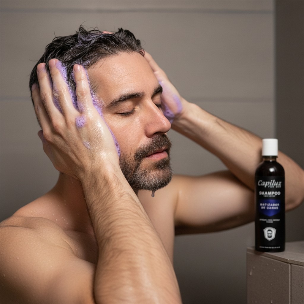 Shampoo Matizador de Canas Men 5