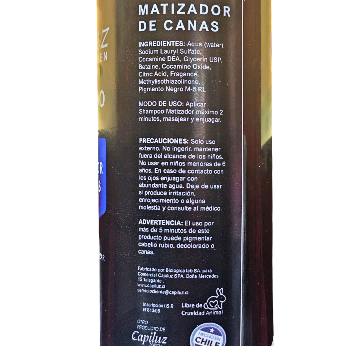 Shampoo Matizador de Canas Men 6