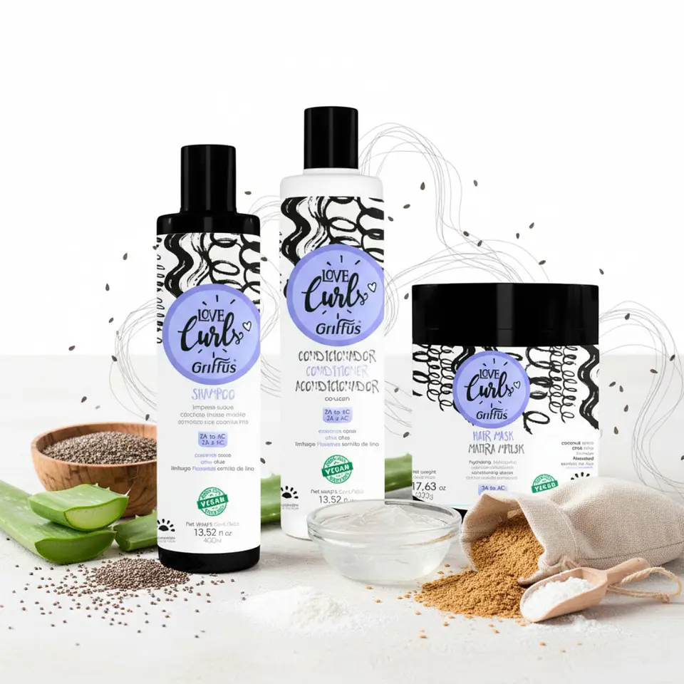 Tripack Shampoo + Acondicionador + Mascarilla Amo Cachos 2A a 4C 2