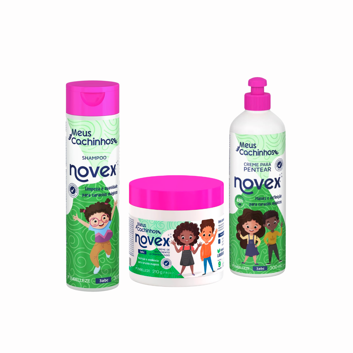  Pack Novex Meus Cachinhos rizos perfectos para niños  1