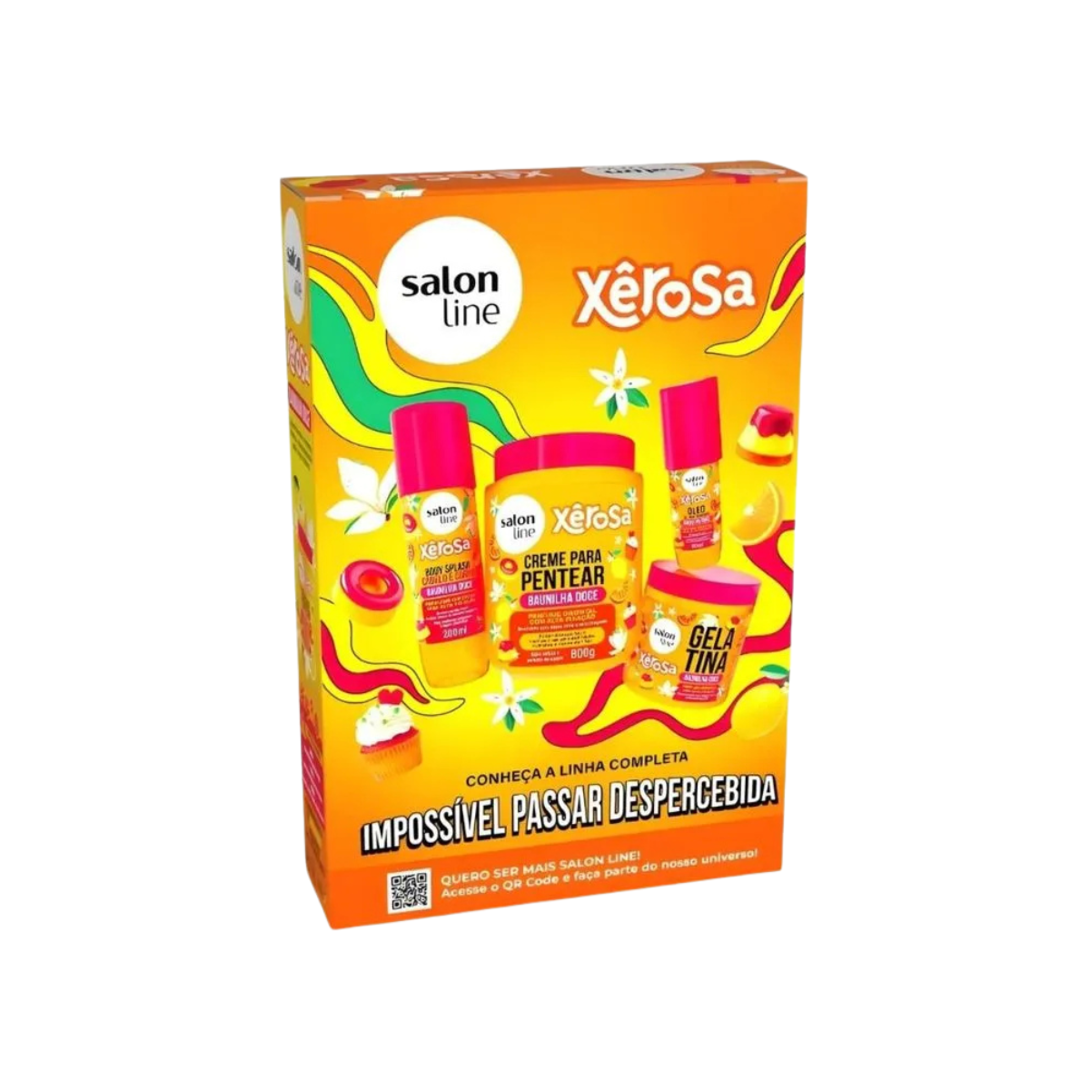 Kit Shampoo 300ml + Acondicionador 200ml Xêrosa Vainilla Dulce 5