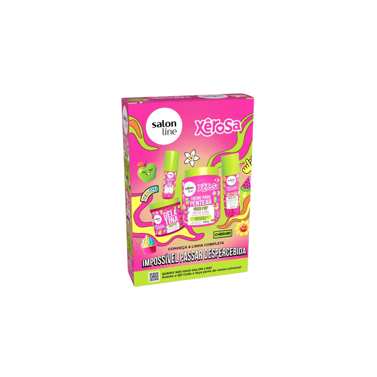 Kit Shampoo 300ml + Condicionador 200ml Xêrosa Vibes Pop 2