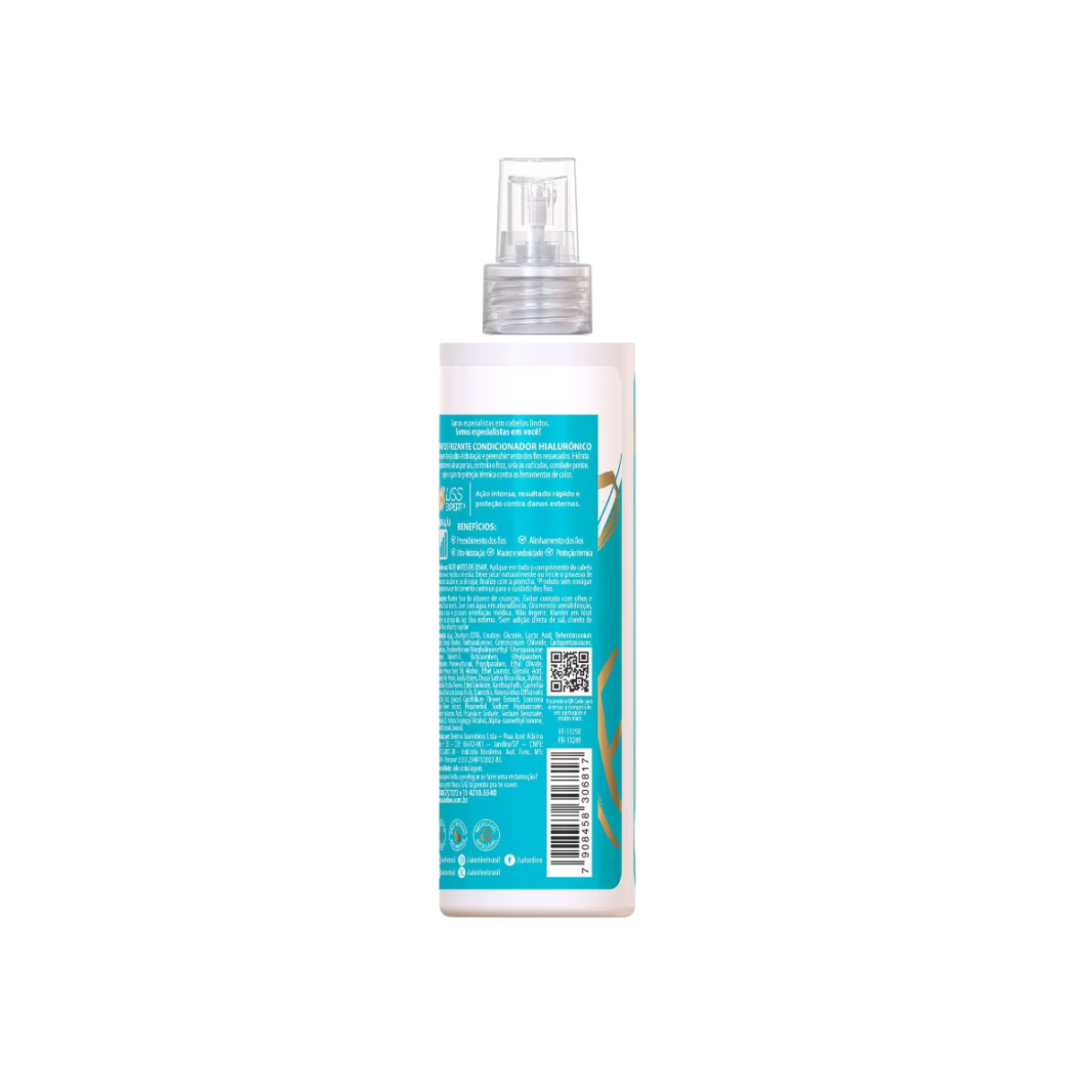 Spray Defrizante Protetor Térmico Meu Liso Hialurônico 240ml 2