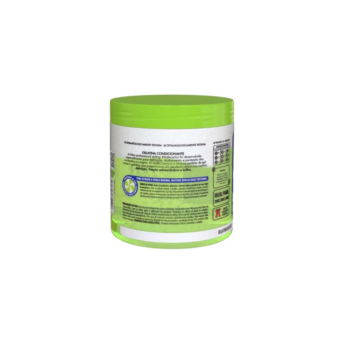 Gel y Crema #todecacho Fijación Ultra Extraordinaria 500g 3